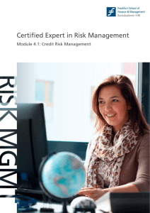 Script Module 4.1: Credit Risk Management