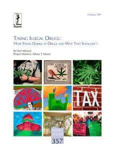 TAxING ILLEGAL DRUGS