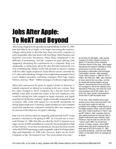 Jobs After Apple