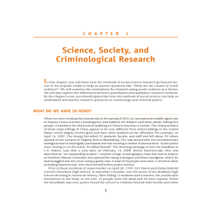 Science, Society, and Criminological Research