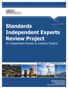 Independent Expert Review Project report