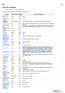 List of tire companies - Wikipedia, the free encyclopedia