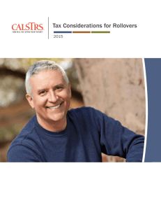 Tax Considerations for Rollovers