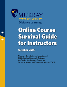 Online Course Survival Guide for Instructors