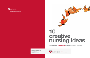 10 Creative Nursing Ideas - University of Utah Health Care