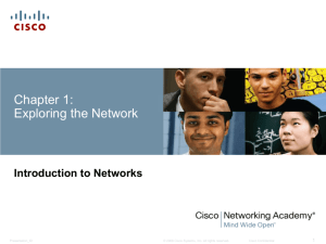 Chapter 1 - RCUB Cisco akademija