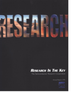 1995 Annual Report - Semiconductor Research Corporation