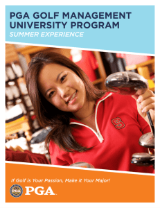 pga golf management university program