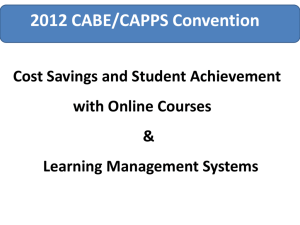 2012 CABE/CAPPS Convention
