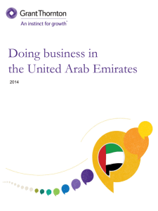 Doing business in the United Arab Emirates