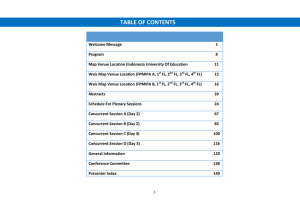 TABLE OF CONTENTS