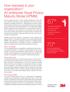 How exposed is your organization? An enterprise Visual Privacy