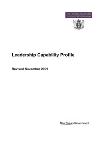 Leadership Capability Profile