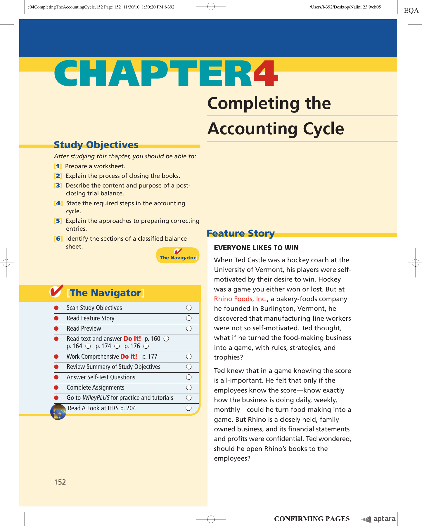 worksheet accounting prepare cycle a the Accounting Completing Chapter Cycle 4