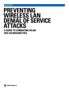 preventing wireless lan denial of service attacks
