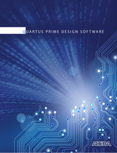 Quartus II Software Brochure