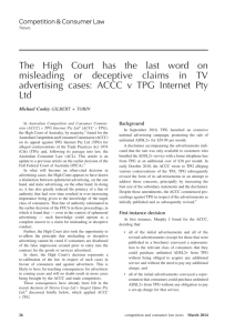 ACCC v TPG Internet Pty Ltd