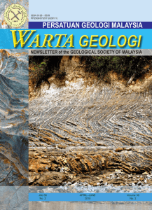 warta geologi warta geologi - Geological Society of Malaysia