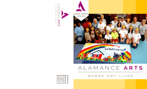 2014-2015 annual report - Alamance County Arts Council