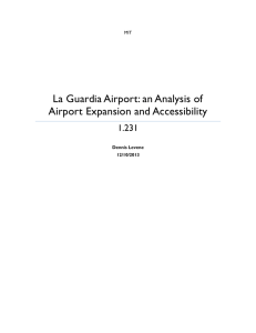 La Guardia Airport: an Analysis of Airport Expansion and