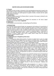 Exposure Norms - Indian Institute of Banking & Finance