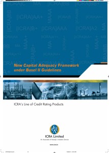 New Capital Adequacy Framework under Basel II Guidelines