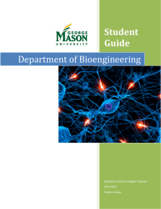 Department of Bioengineering - Bioengineering @ George Mason