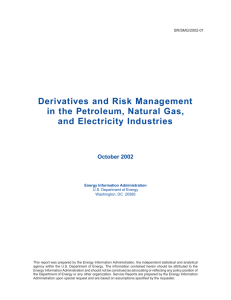 Derivatives and Risk Management in The Petroleum, Natural Gas