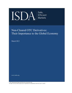 The Value of Non-Cleared OTC Derivatives