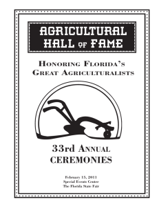 2011 - Florida Department of Agriculture & Consumer Services