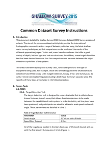 Common Dataset Survey Instructions