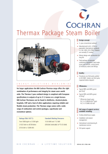 thermax package steam Boiler