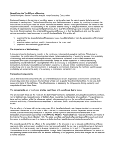 Quantifying the Tax Effects of Leasing