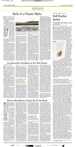 opinion - Wall Street Journal