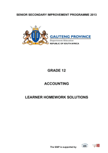 grade 12 accounting learner homework solutions