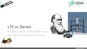 LTE vs. Darwin - Hackito Ergo Sum 2014