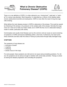 COPD - Vancouver Island Health Authority