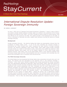International Dispute Resolution Update