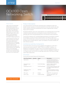 OCX1100 Open Networking Switch