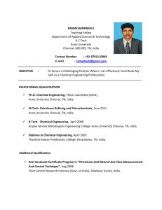 Resume (K Ramachandran-DAST)