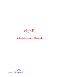 eLeaP eCommerce Learning Management System LMS User Guide