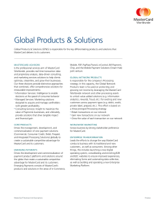 Global Products & Solutions
