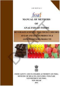 manual of methods of analysis of foods