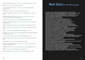 Web sites for the Microscope