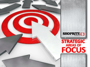 Part 6: Strategic Areas of Focus