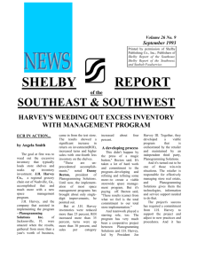shelby report - Planogramming Solutions, Inc