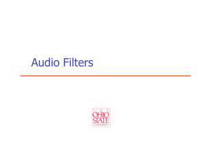 Audio filters