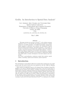 An Introduction to Spatial Data Analysis