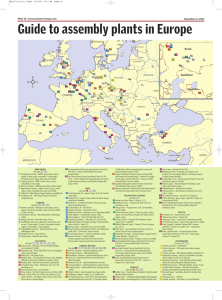Guide to assembly plants in Europe