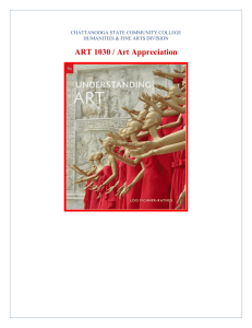 ART 1030 / Art Appreciation - Chattanooga State Community College